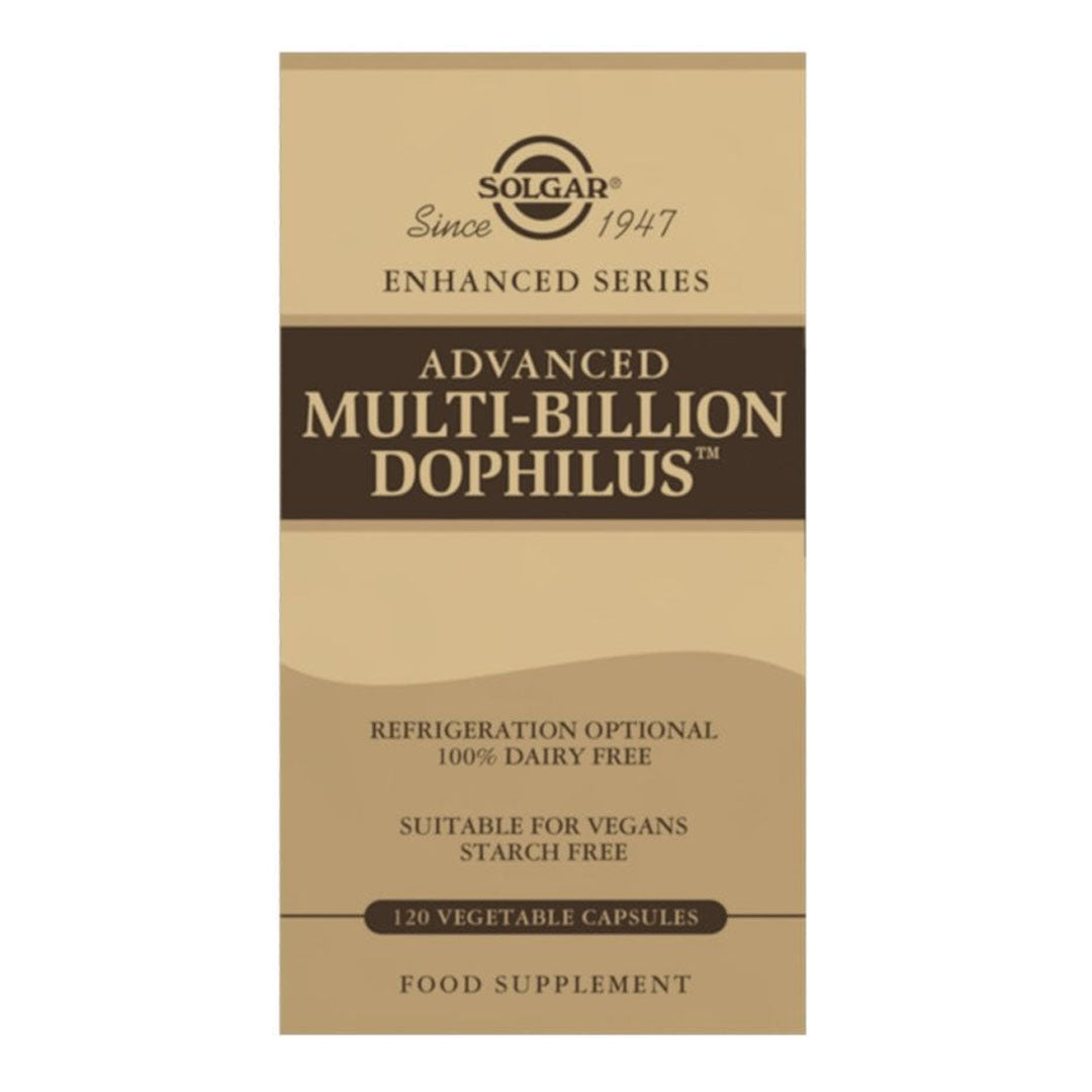 Solgar Advanced Multi Billion Dophilus 120 Capsules - FREE With Any 2 Solgar Products (Min Spend €50)