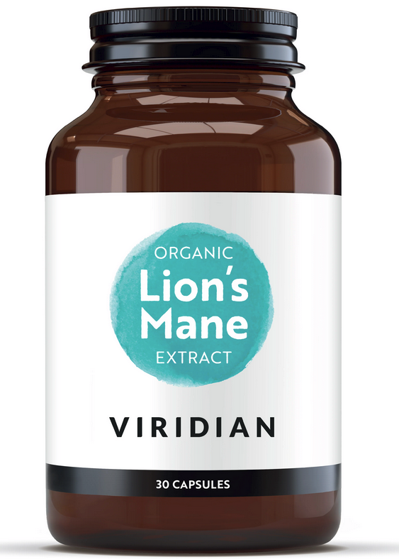 Viridian Organic Lion's Mane Extract 30 Capsules