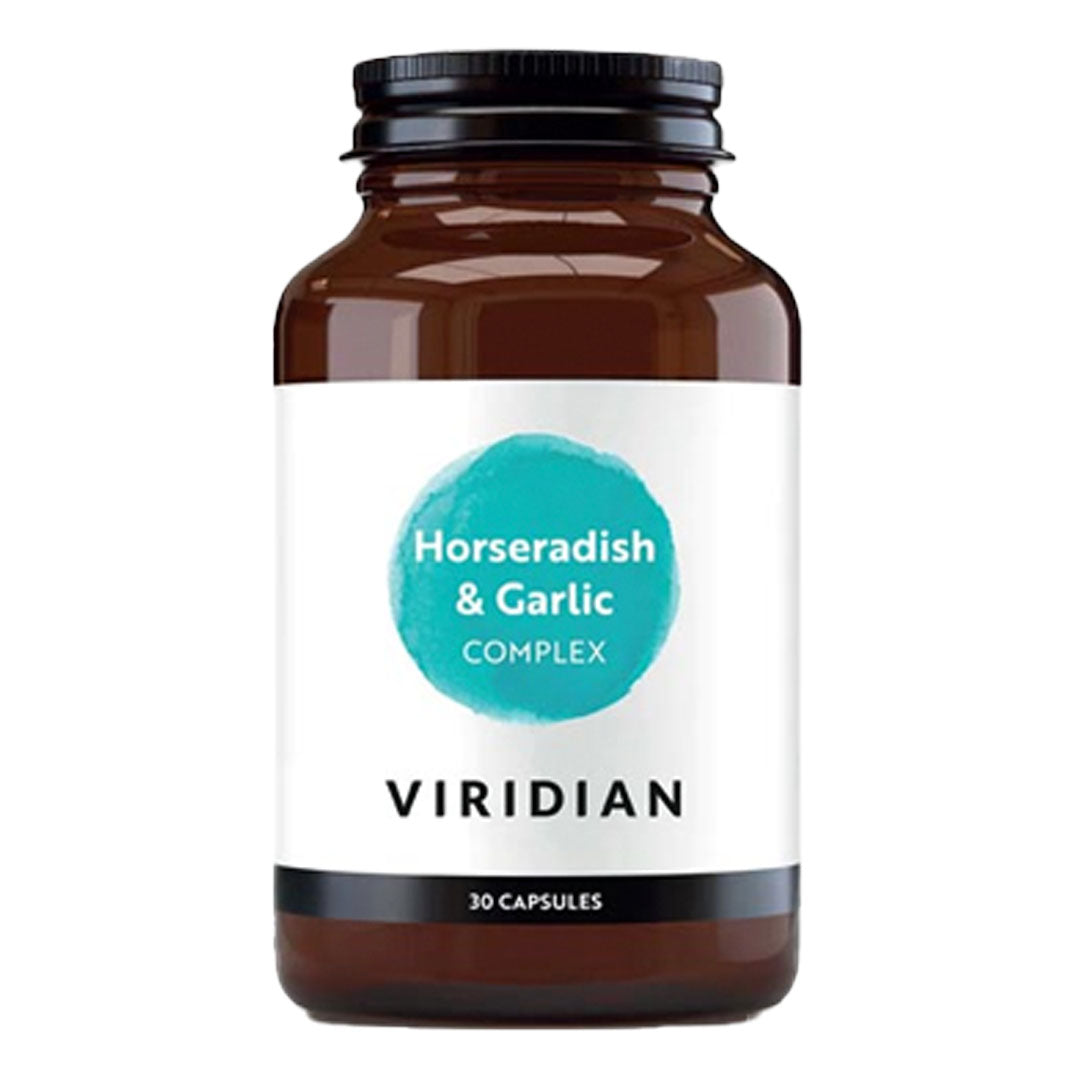 Viridian Horseradish & Garlic Complex 30 Capsules - Purchase With Extra C 950mg 30s For €25