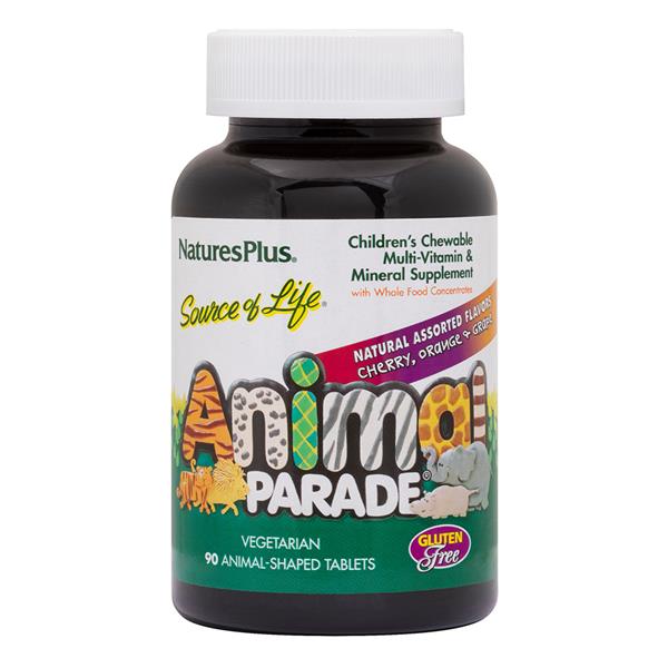 Natures Plus Animal Parade Assorted Flavour 90 Tablets