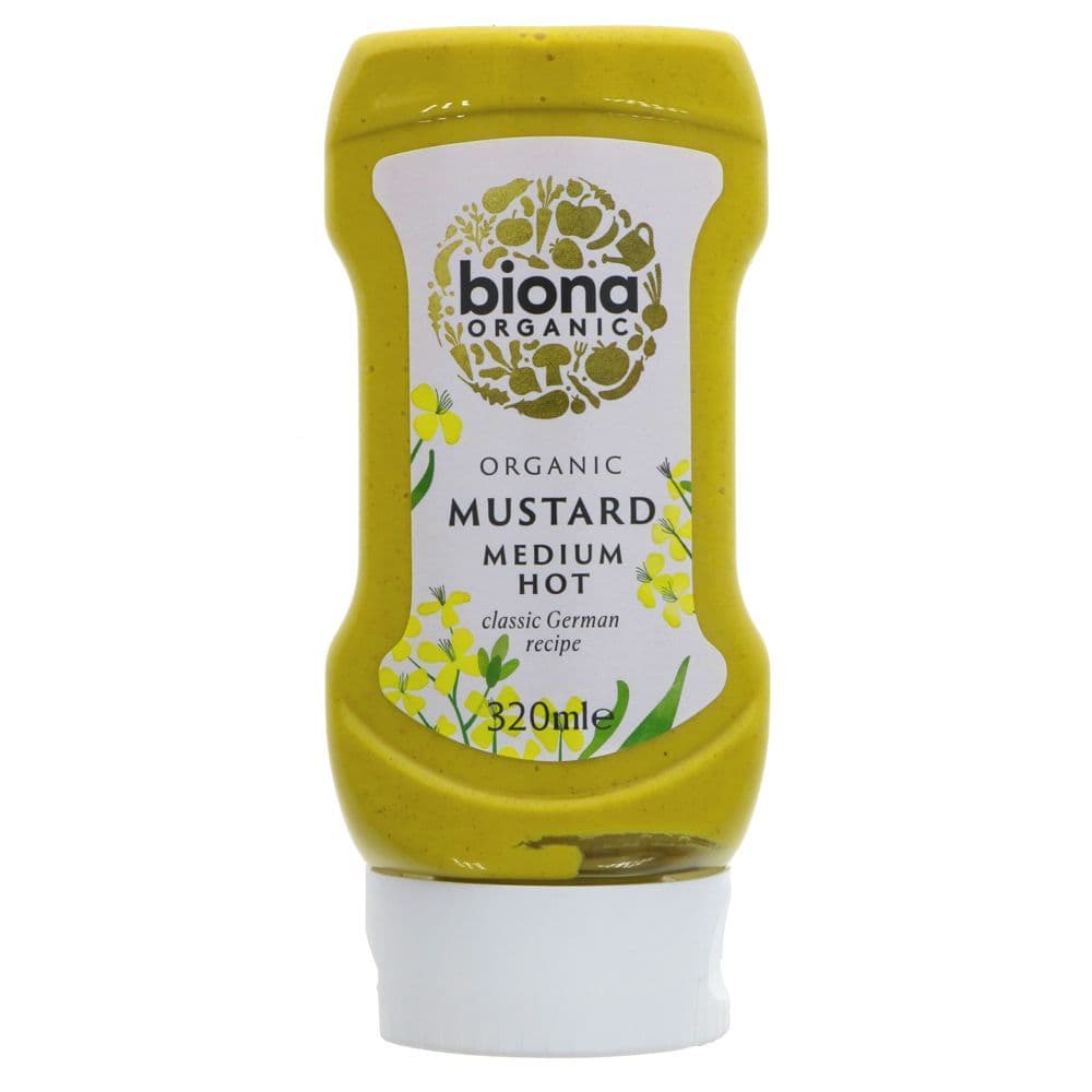 Biona Organic Medium Hot Mustard 300ml