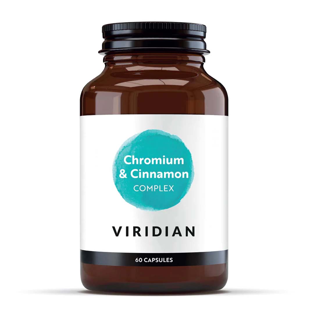 Viridian Chromium & Cinnamon Complex 60 Capsules