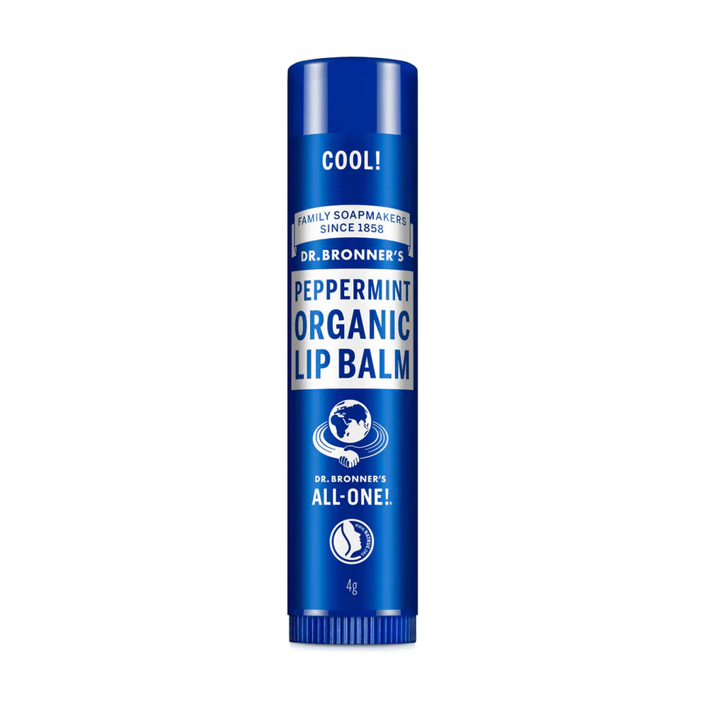 Dr Bronner's Peppermint Organic Lip Balm 4g