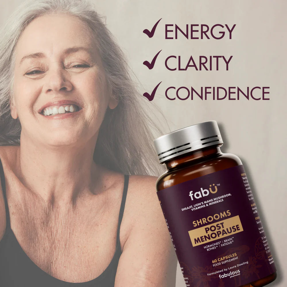 FabÜ Shrooms Post Menopause 60 Capsules