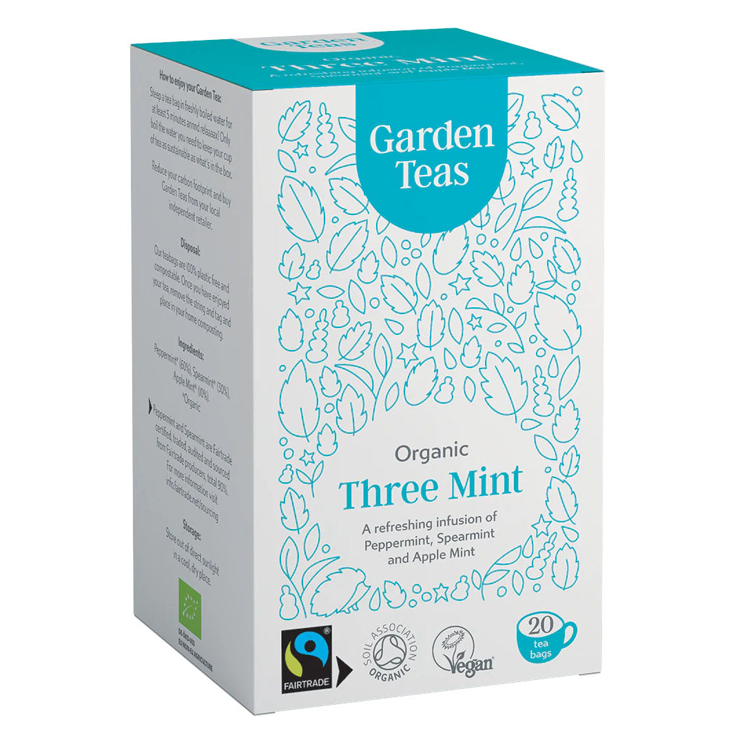 Garden Teas Organic Three Mint 20 Bags