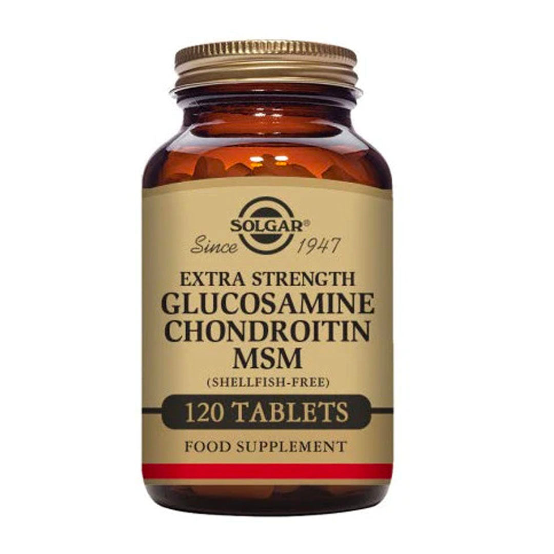 Solgar Extra Strength Glucosamine Chondroitin MSM 120 Tablets
