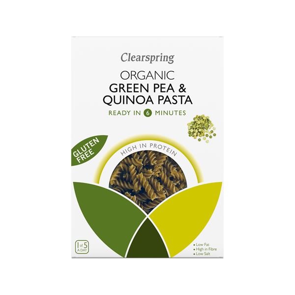 Clearspring Organic Green Pea & Quinoa Pasta 250G