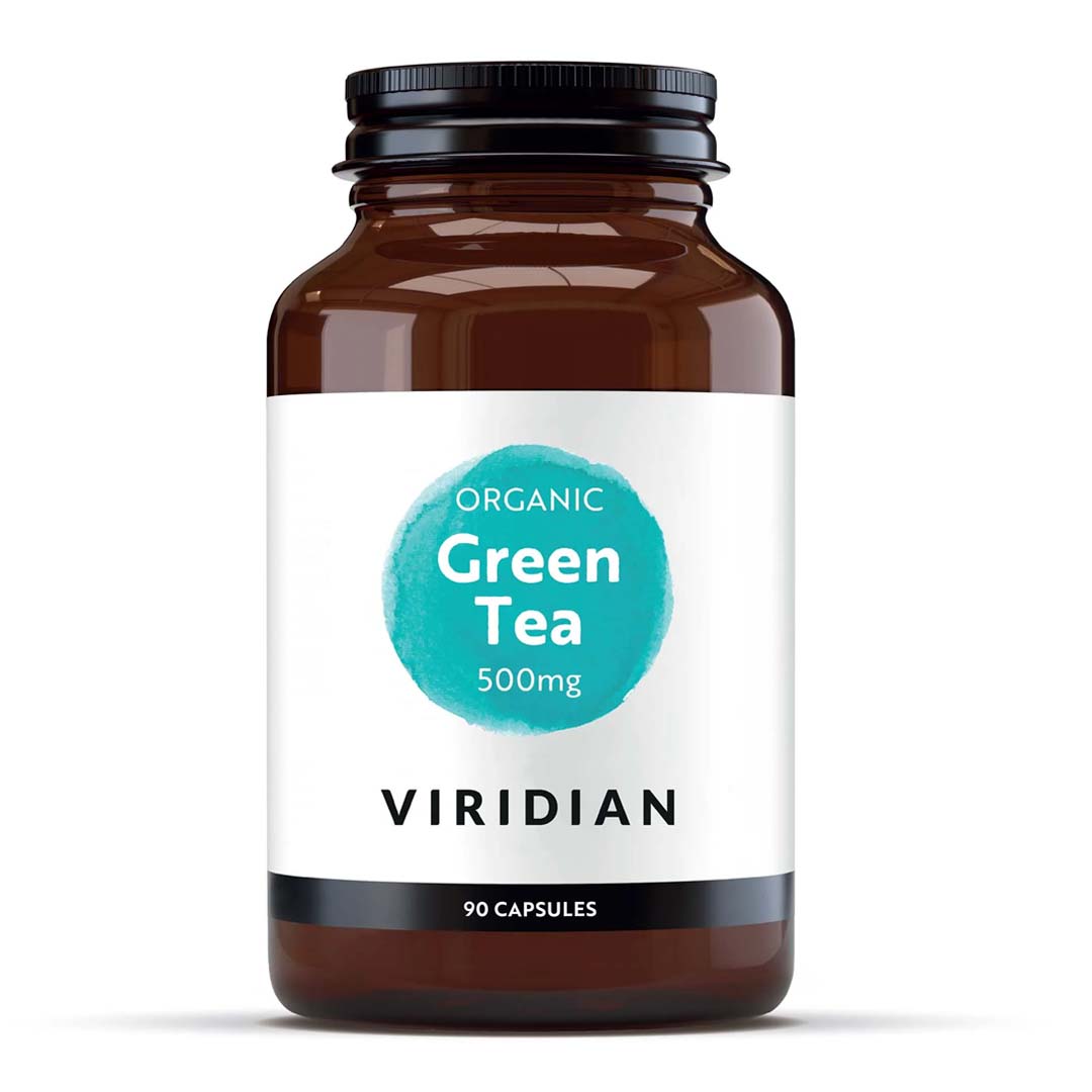 Viridian Organic Green Tea 500mg 90 Capsules