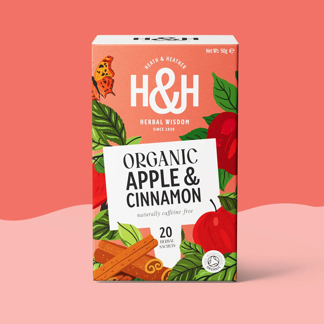 Heath & Heather Organic Apple and Cinnamon 20 Bags
