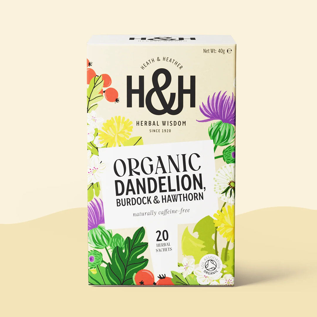 Heath & Heather Dandelion, Burdock & Hawthorn 20 Bags