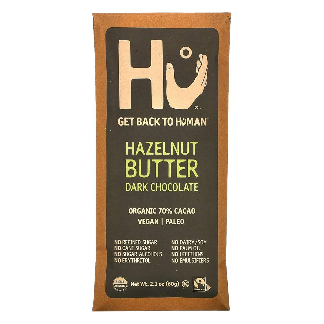 Hu Hazelnut Butter Dark Chocolate Bar 60g