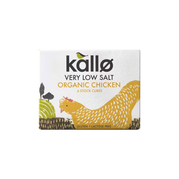Kallo Organic Low Salt Chicken Stock 6 Cubes