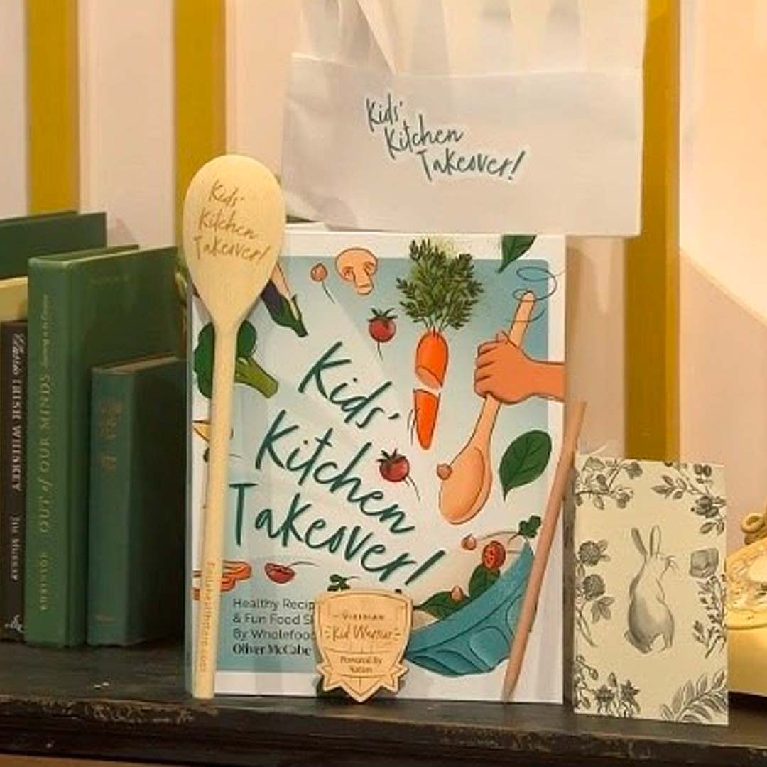 Kids Kitchen Takeover Cookbook by Wholefood Chef Oliver McCabe