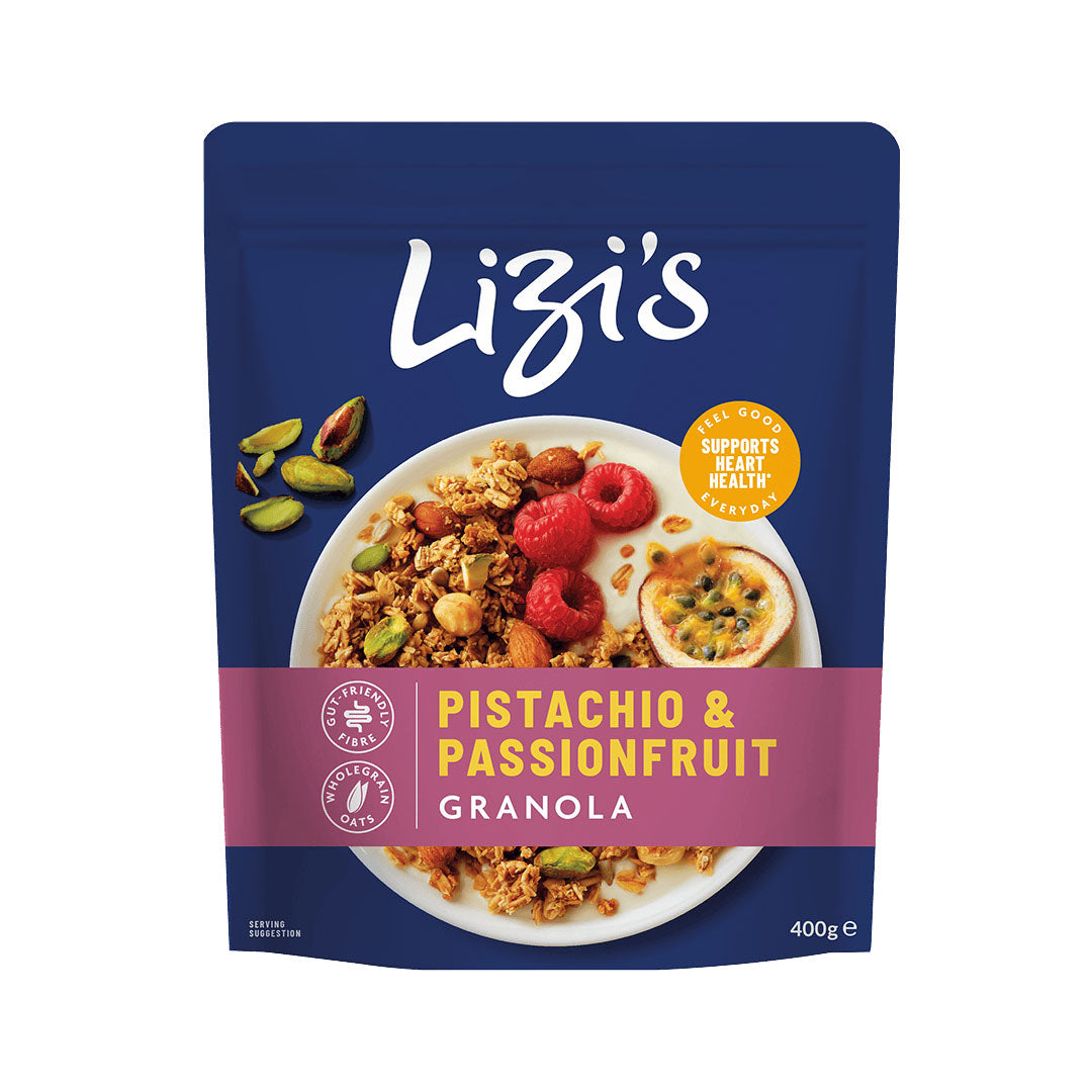 Lizi's Passionfruit & Pistachio Granola 400g