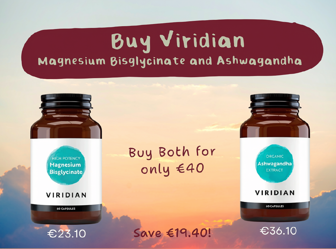 Viridian Magnesium Bisglycinate & Viridian Ashwagandha | Save €19.40