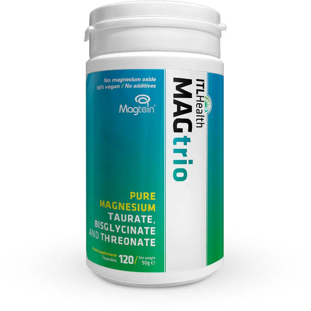 ITL MAGtrio - Magnesium Taurate, Bisglycinate & Threonate 120 capsules