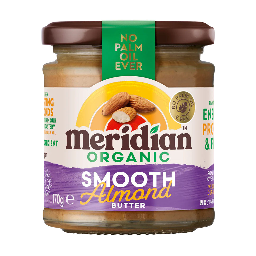 Meridian Organic Smooth Almond Butter 170g