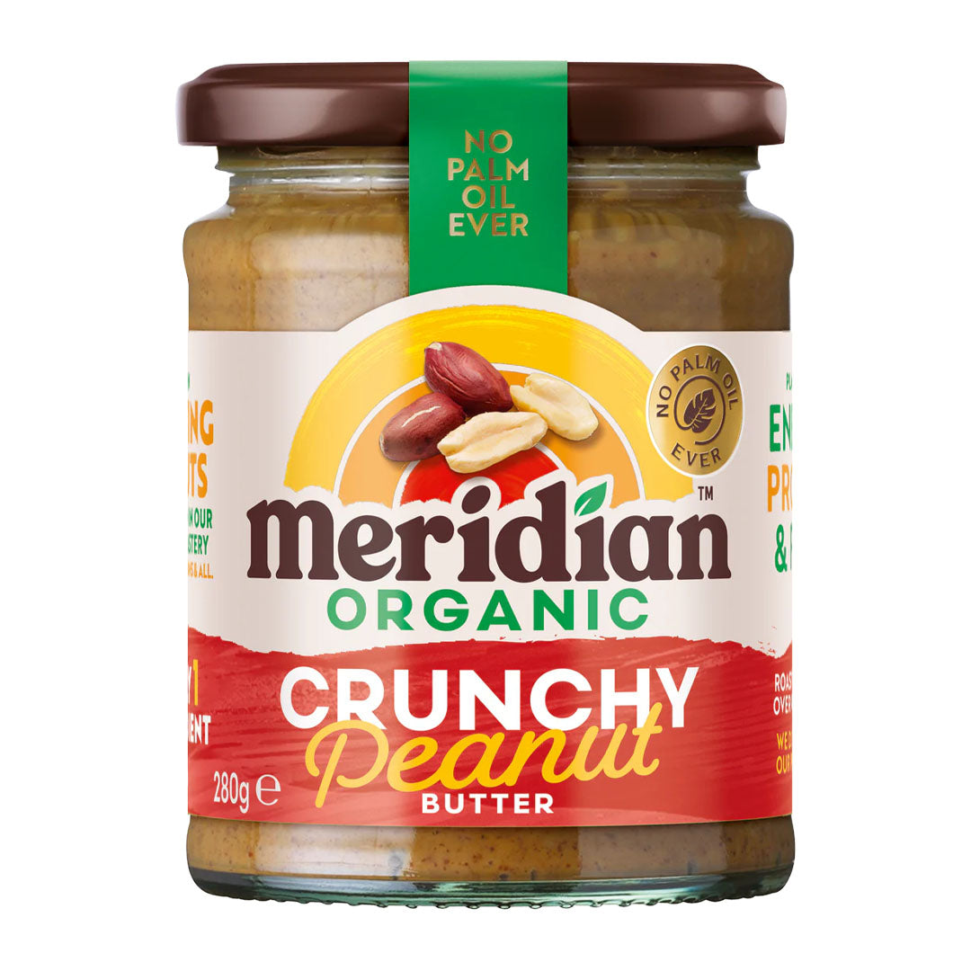 Meridian Organic Crunchy Peanut Butter 470g