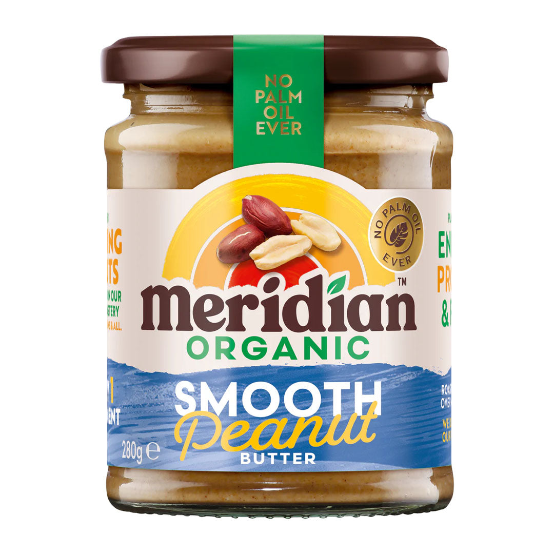 Meridian Organic Smooth Peanut Butter 280g