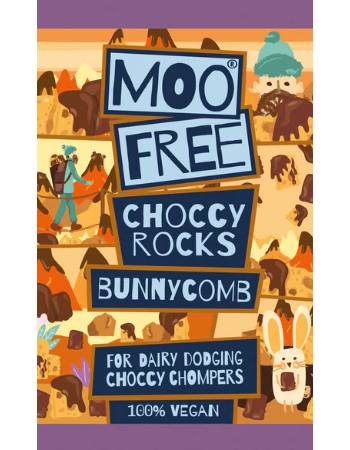 Moo Free Bunnycomb Choccy Rocks 35g