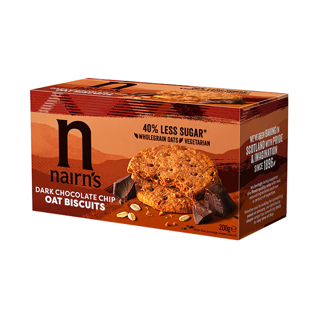 Nairn's Dark Chocolate Chip Oat Biscuits
