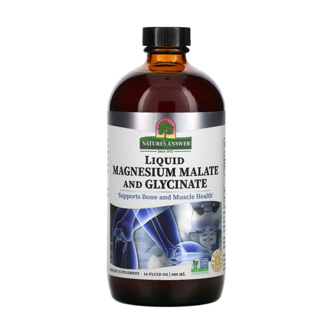 Natures Answer Liquid Magnesium Malate & Bisglycinate 480ml