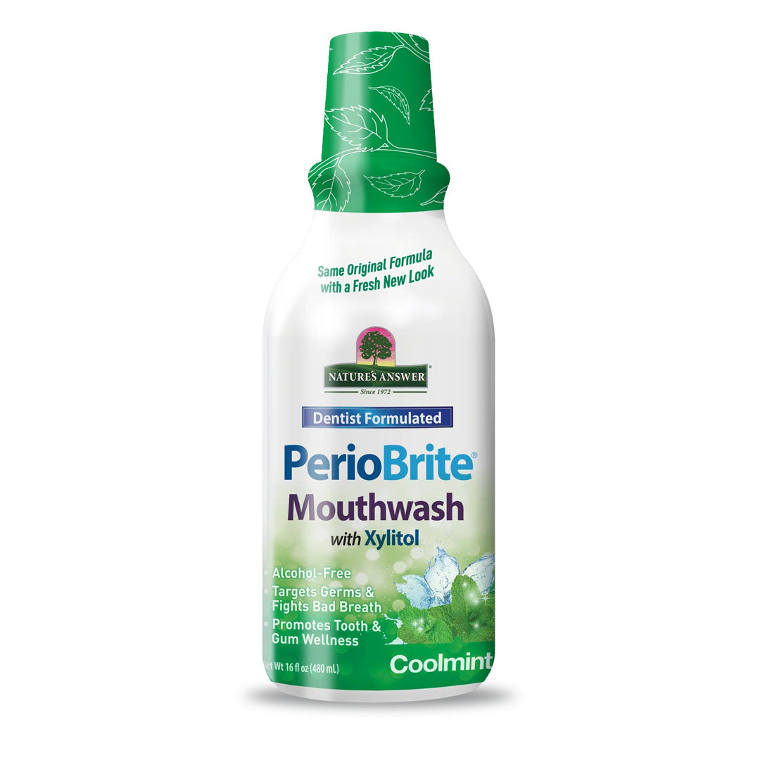 Nature's Answer PerioBrite Mouthwash Coolmint 480ml