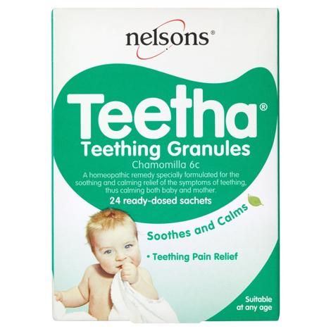 Nelsons Teetha Teething Granules 24 Sachets