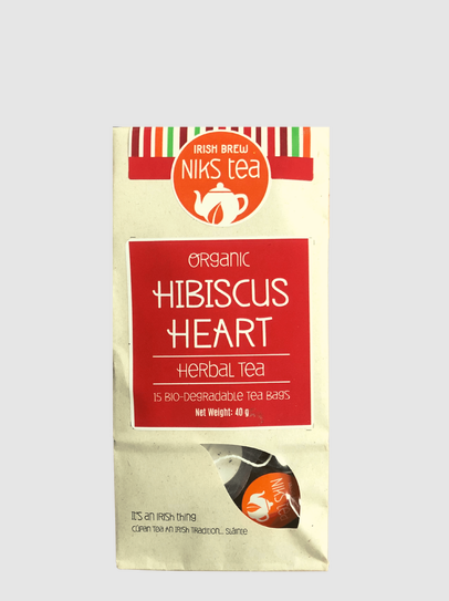 Nik's Tea Organic Hibiscus Tea 15 Bags