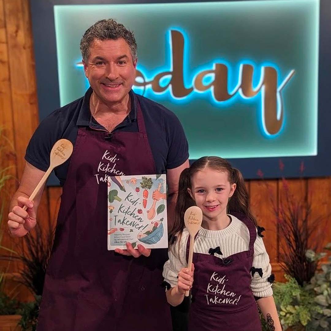 Kids Kitchen Takeover Cookbook by Wholefood Chef Oliver McCabe - Freebies Included