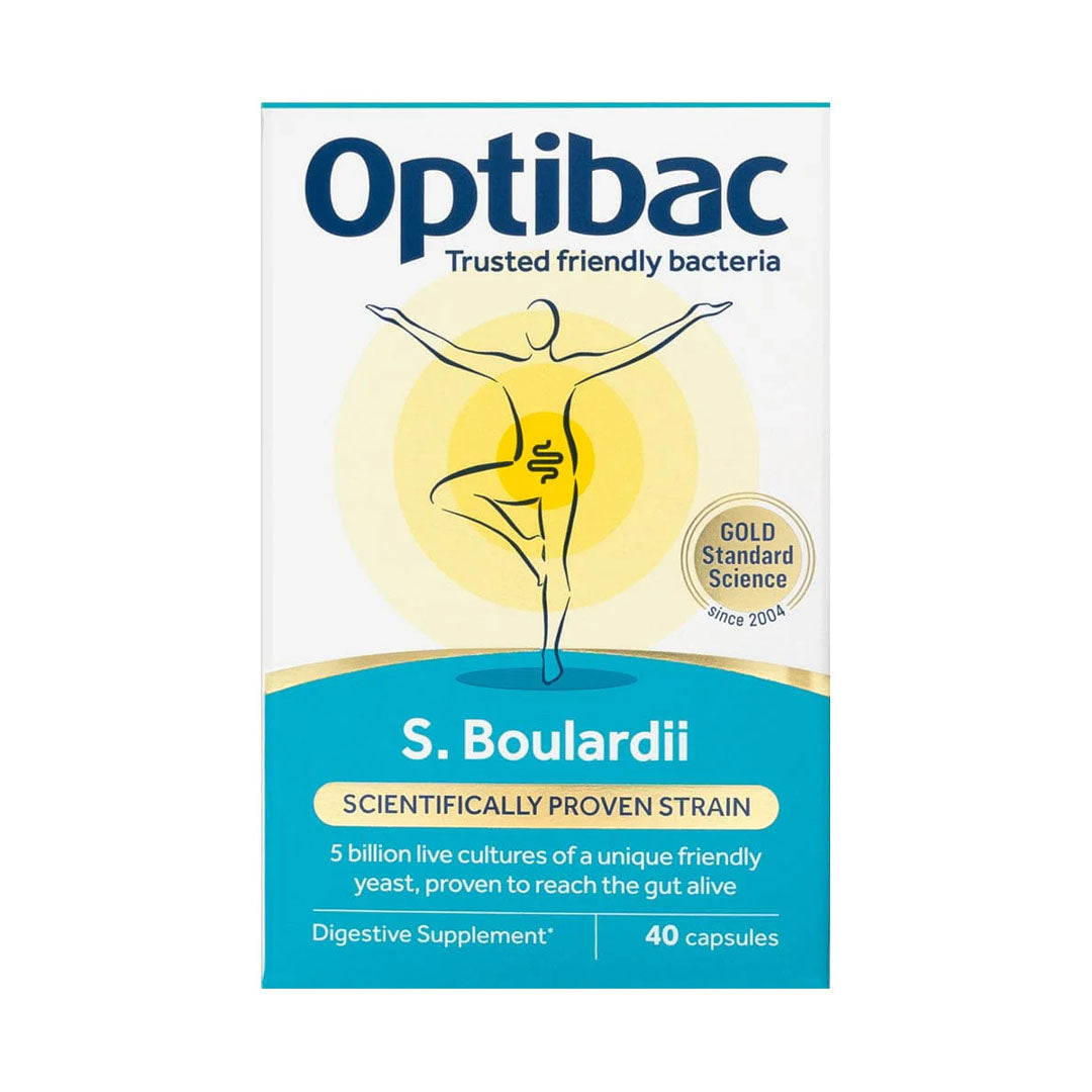 Optibac Saccharomyces Boulardii 40 Capsules
