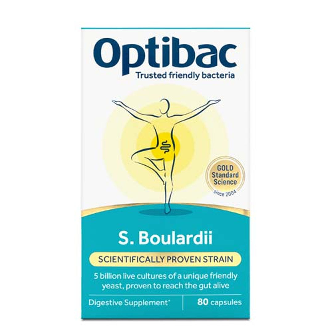Optibac Saccharomyces Boulardii 80 Capsules