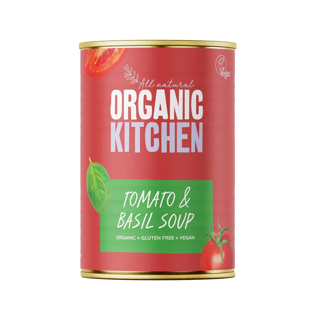 Organic Kitchen Tomato & Basil Soup 400g