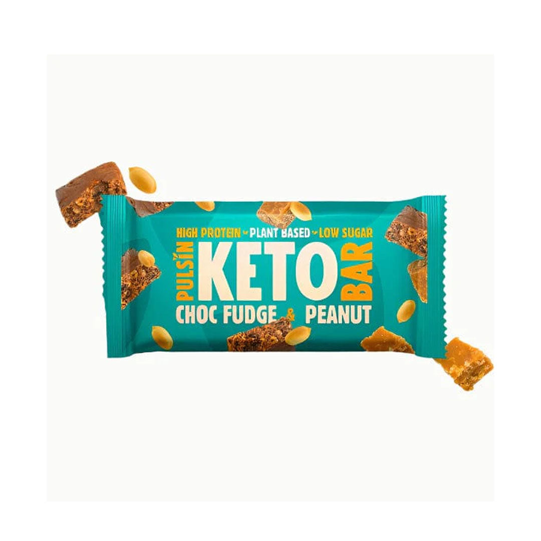 Pulsin Choc Fudge Peanut Keto Bar