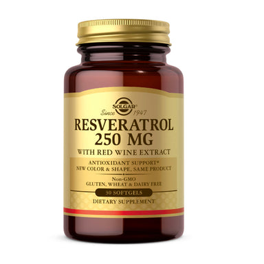 Solgar Resveratrol 250mg 30 Softgels