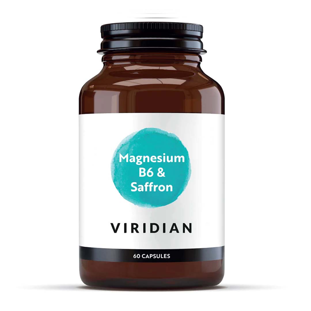 Viridian Magnesium B6 and Saffron 60 capsules