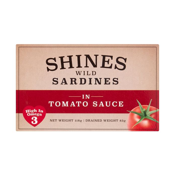 Shines Wild Sardines in Tomato Sauce 118g