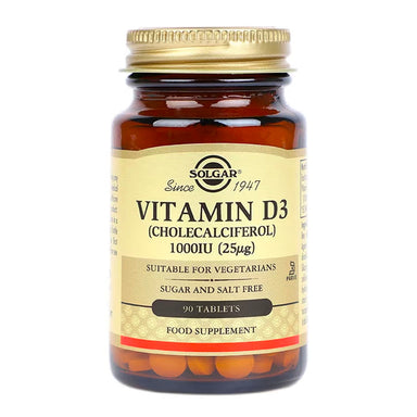 Solgar Vitamin D3 1000IU 90 Tablets