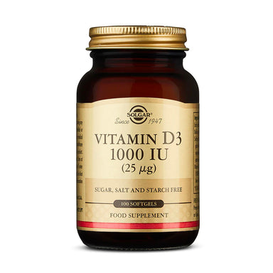 Solgar Vitamin D3 1000IU 100 softgels