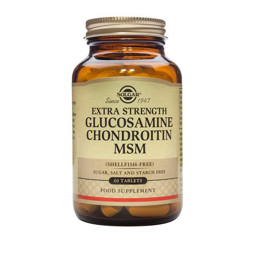 Solgar Glucosamine, Chondroitin, MSM 60 Tablets Here's Health