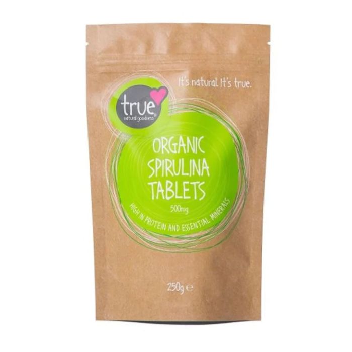 True Organic Spirulina 500mg Tablets