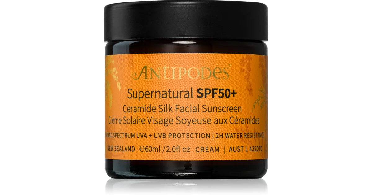 Antipodes Supernatural SPF50 Facial Sunscreen 60ml