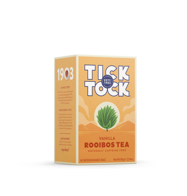 Tick Tock Vanilla Rooibos Tea 40 Bags