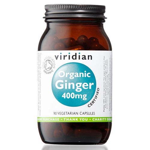 Viridian Organic Ginger 400mg 90 Capsules