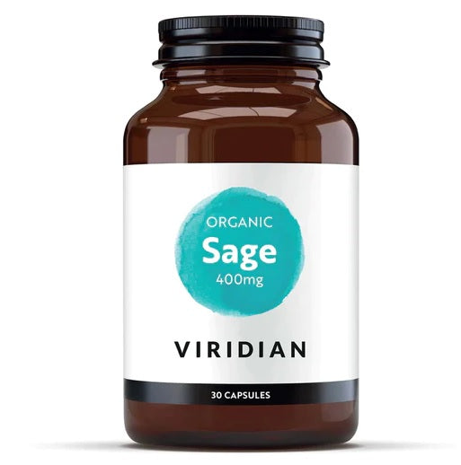 Viridian Organic Sage 400mg 30 Capsules