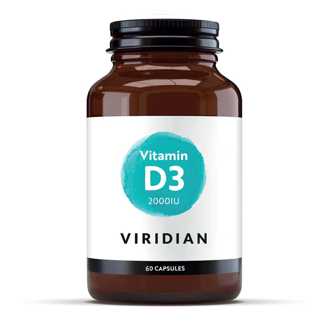 Viridian Vitamin D3 3000IU 60 Capsules