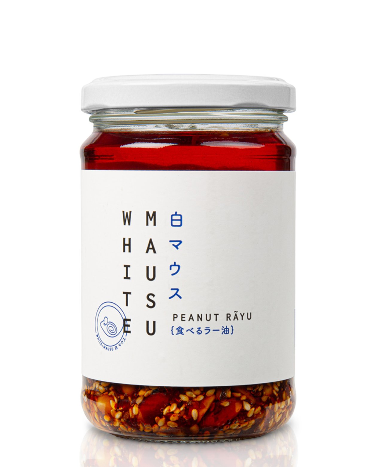 White Mausu Peanut Rayu 240g
