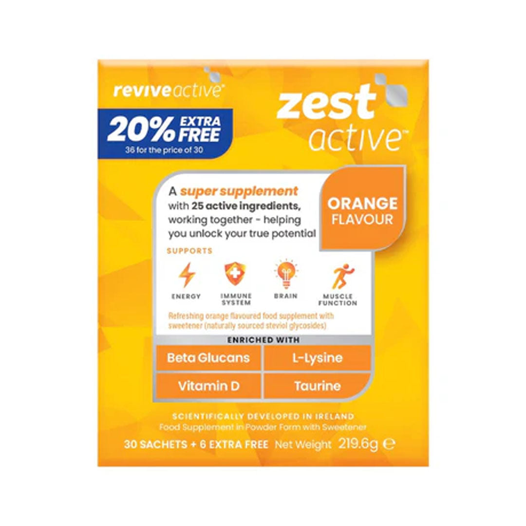 Revive Active Zest 30 Sachets 20% Extra FREE