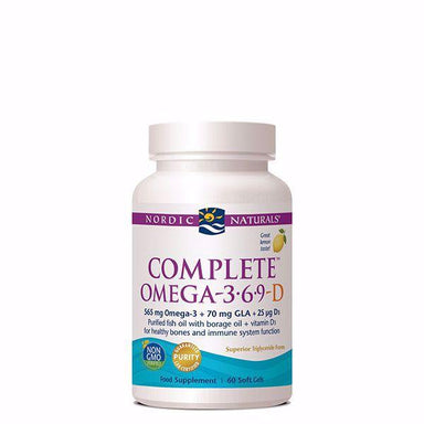 Nordic Naturals Complete Omega 3.6.9-D 60 softgels