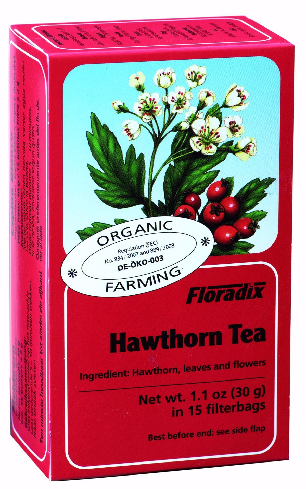 Salus Organic Hawthorn Herb Tea 15 Bags